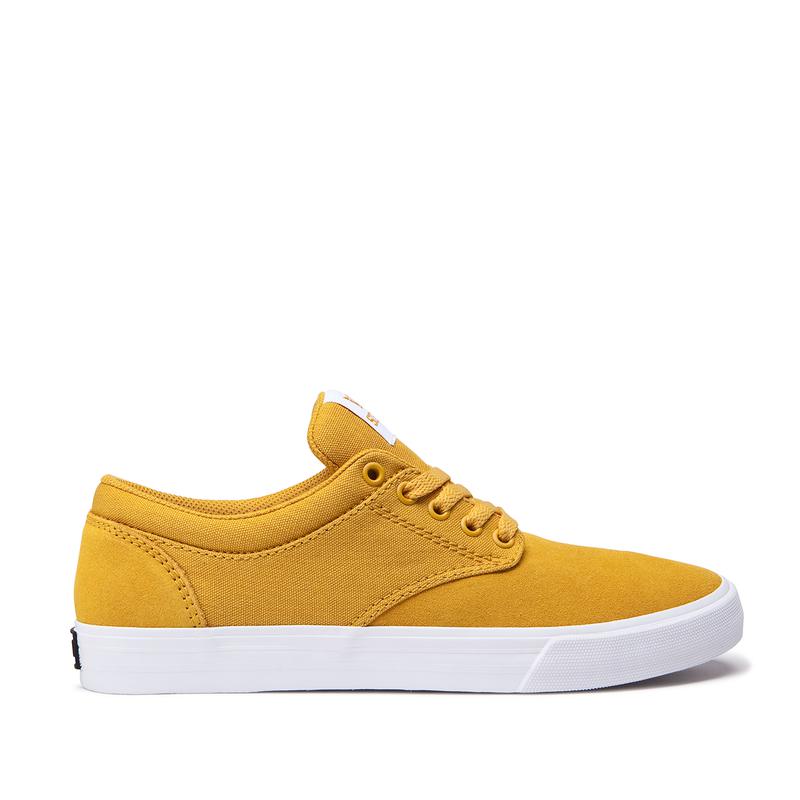 Buty Supra CHINO - Buty Skate Męskie - Żółte (XQLU-47301)